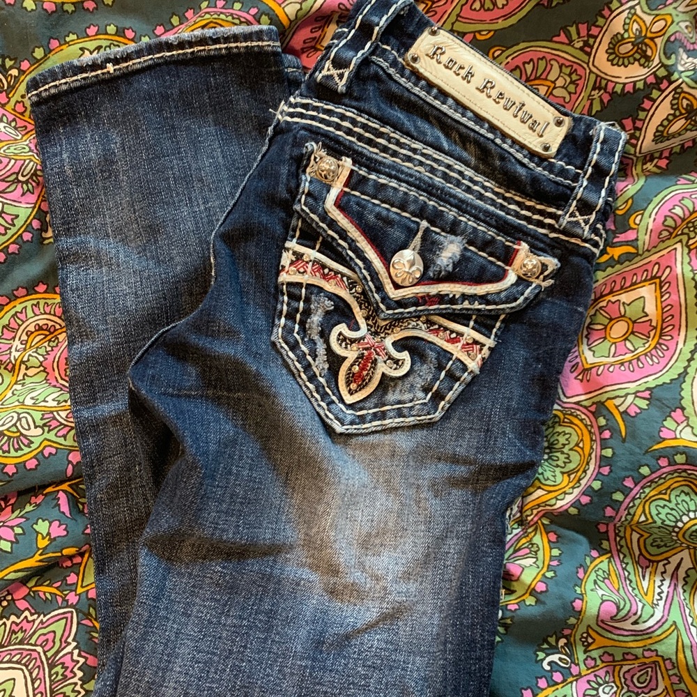Rock Revival Noelle Capri size 27